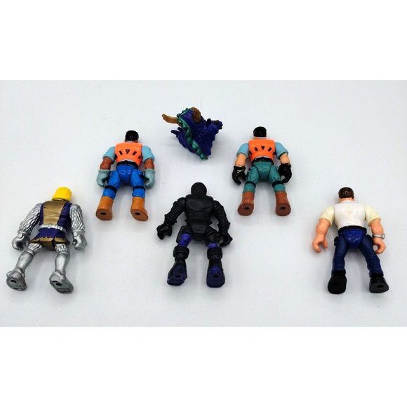 Fisher Price Imaginext 5 Figures 2.25 In Construction Workers Knight King Brave - Picture 14 of 15